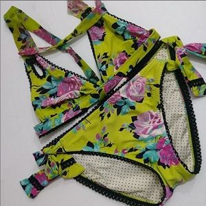 Betsey Johnson Floral Bikini